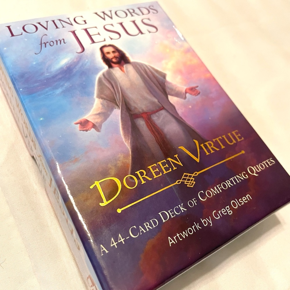 Doreen Virtue Loving Words from Jesus - 44 Card Bible Deck